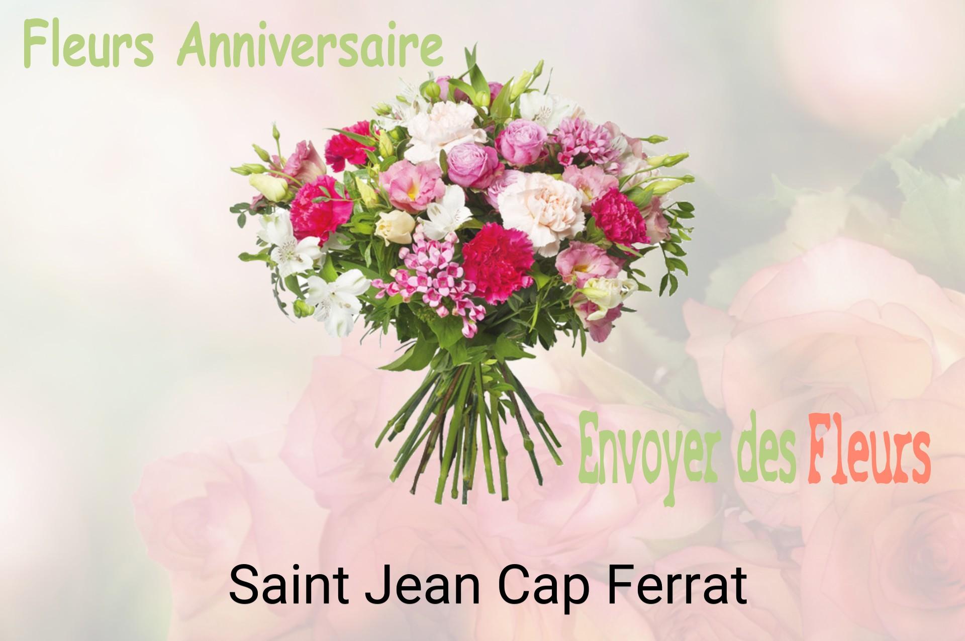 Bouquet de fleurs d’anniversaire livré à Saint-Jean-Cap-Ferrat